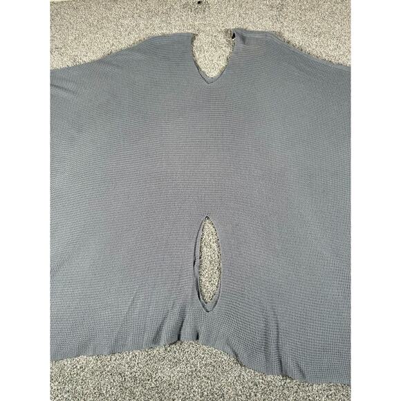 Simply Noelle Knit Poncho Sweater Womens One Size Minimalist Lagenlook Oversize - Picture 3 of 10